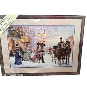 Sunset No Count Cross Stitch Gracious Era 13923 Alan Maley Victorian Kit In Pkg